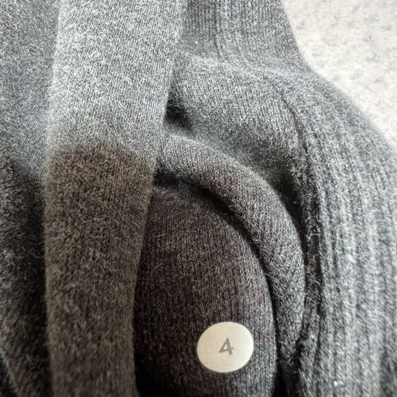 Lululemon Jacket Womens Size 4 Gray Full Zip Sweatshirt Jacket Pockets - Picture 11 of 12